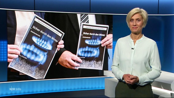 Susanne Stichler présente NDR Info le 10.10.2022 à 21h45. © Capture d'écran 